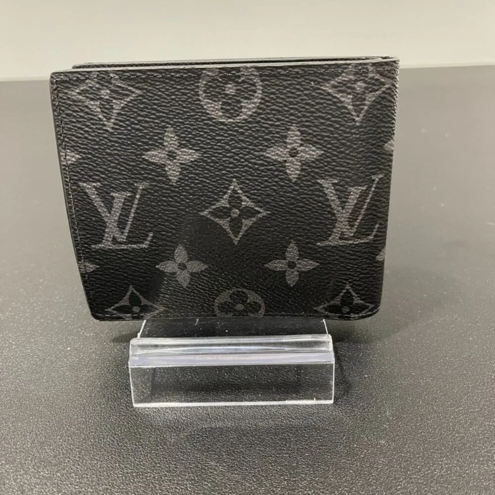 Louis Vuitton Monogram Eclipse Marco Wallet (JB1142)